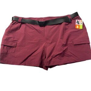 NWT Alder Apparel Take A Hike Shorts 3.0 Burgundy 6X (32/34)
